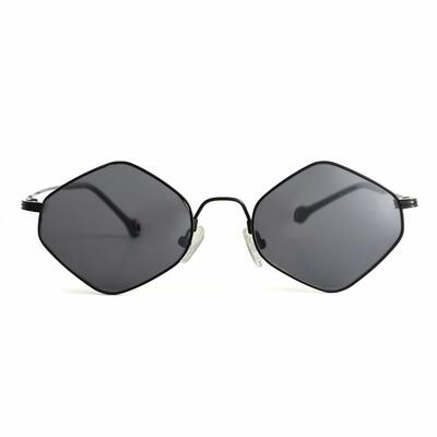 Terry Black Geometric Sunglasses