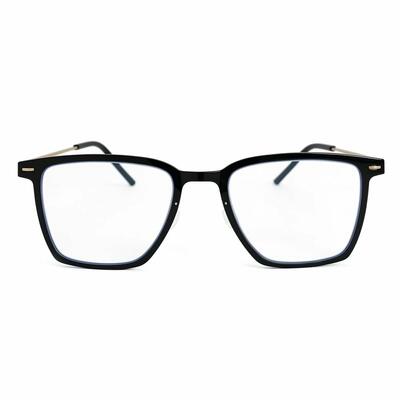 Quinn Black Square Glasses
