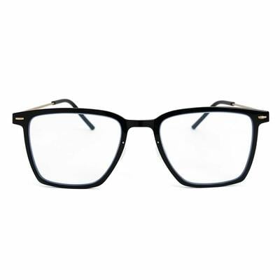 Quinn Black Square Glasses