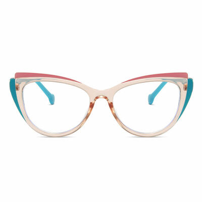 April Champagne Cat Eye Glasses