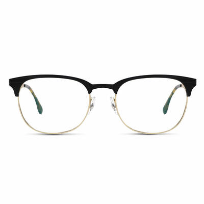 Barneo Black Browline Glasses
