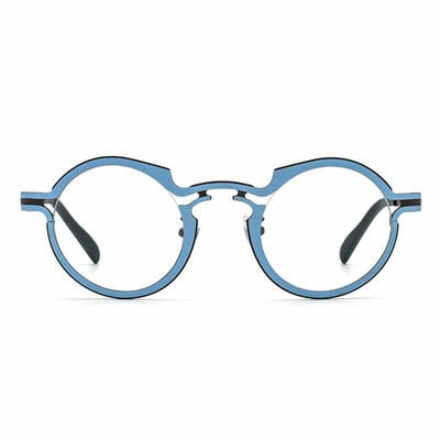 Macadam Blaue Runde Brille