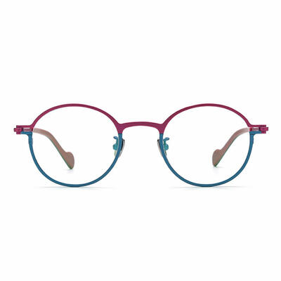 Cook Purple Round Glasses