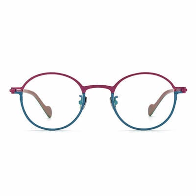 Cook Purple Round Glasses
