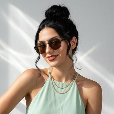 Andre Brown Aviator Sunglasses