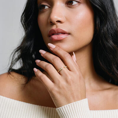 "As Love Grows" Open Wedding Ring