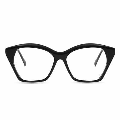 Rhodes Black Cat Eye Glasses