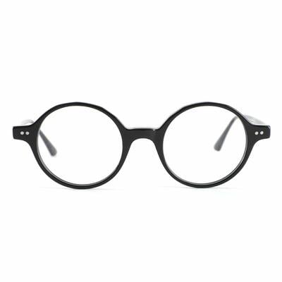 Sander Black Round Glasses