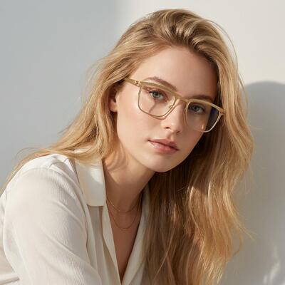 Haggai Lunettes Carrées Orées