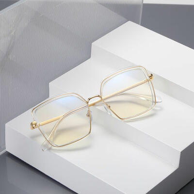Deborah Clear Geometric Glasses