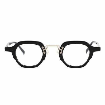 Ivan Black Square Glasses