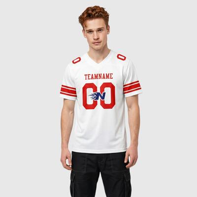 Custom White Football Jersey – Personalized for Fans of New York Football