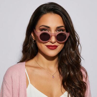 Candy Rosa Runde Sonnenbrille