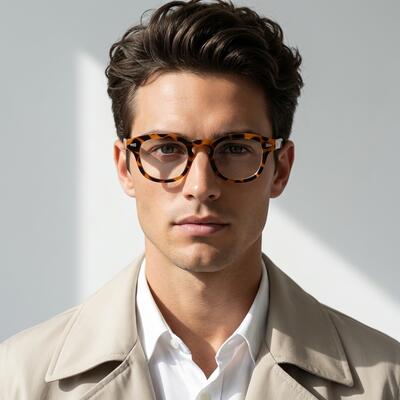 Lucien Tortoise Square Glasses