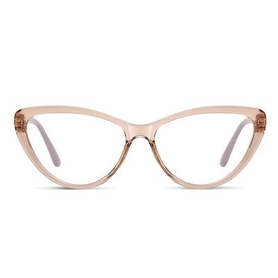 Natividad Champagnerfarbene Cat Eye Brille