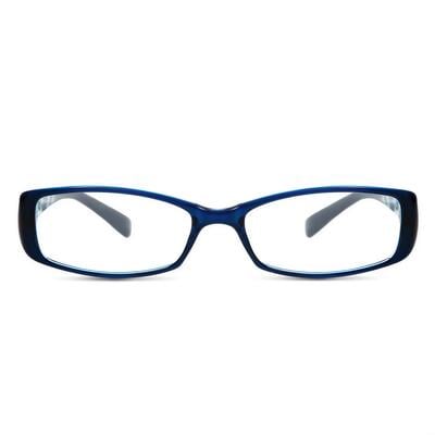 Pearl Blaue Rechteckige Brille
