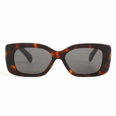 Olivia Lunettes de soleil Rectangulaires Écaille