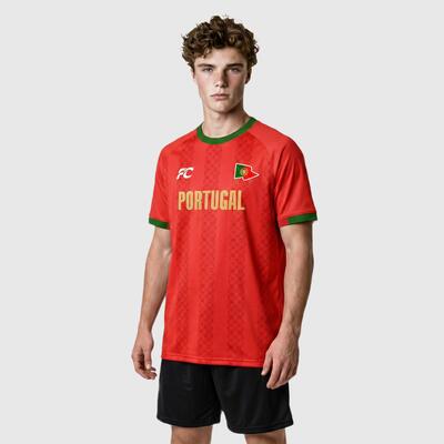 Custom Portugal Flag Soccer Jersey, Personalized Name & Number