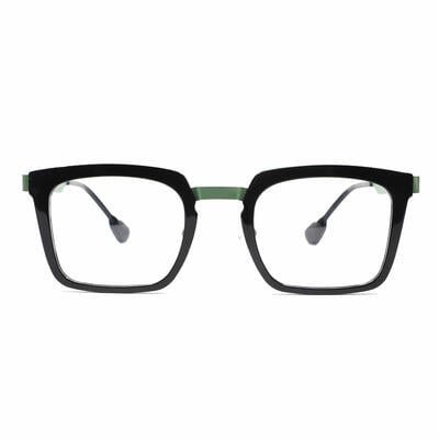 Hyme Black Square Glasses