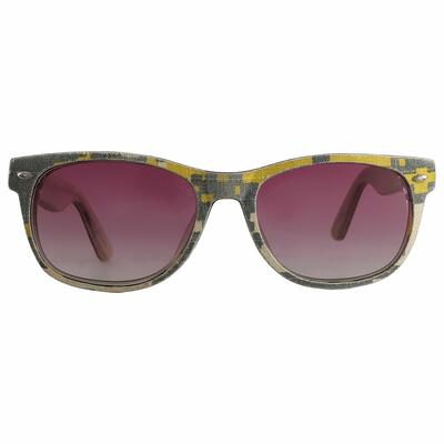 Elma Yellow Rectangle Sunglasses