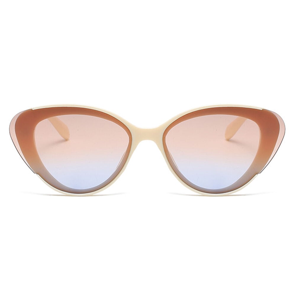 Aria Lunettes de soleil Cat Eye Orange