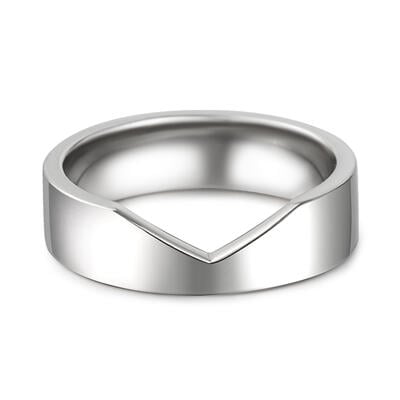 Jeulia "Limitless Love" Sterling Silver Men's Band