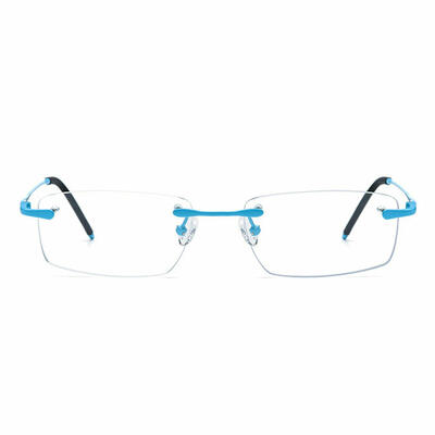 Dorothy Blue Rectangle Glasses