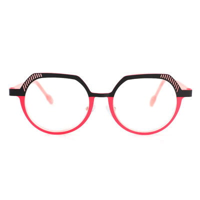 Jessi Pink Round Glasses