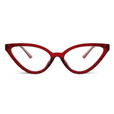 Abigail Lunettes Cat Eye Rouges