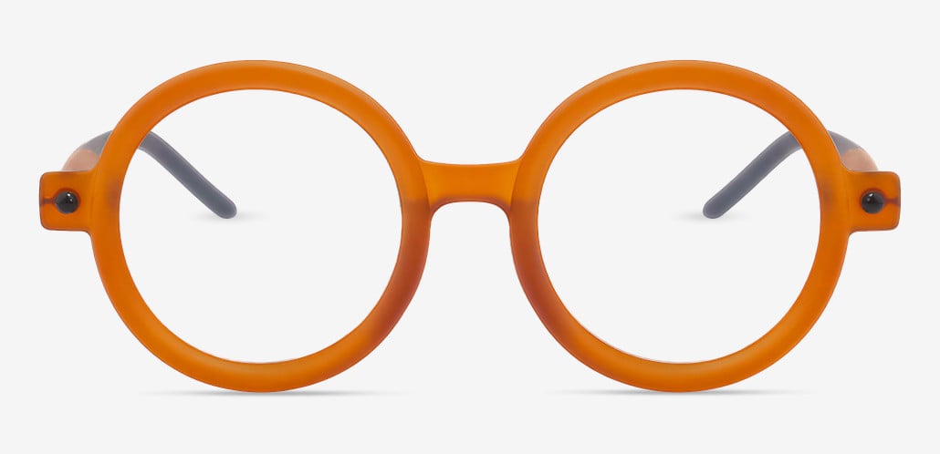 Chava Gafas Redondas Naranjas