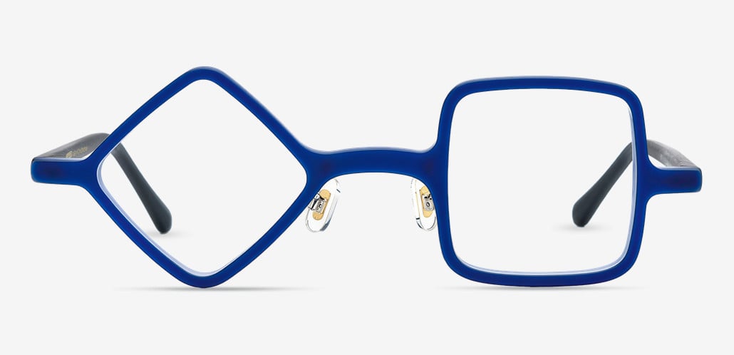 Van Blue Square Glasses