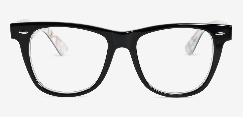 Edison Gafas Cuadradas Negras