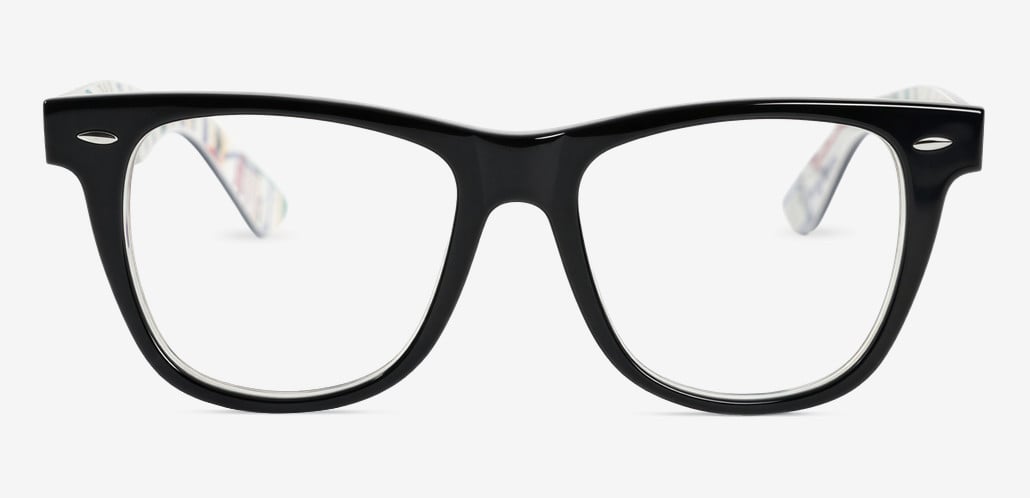 Edison Gafas Cuadradas Negras