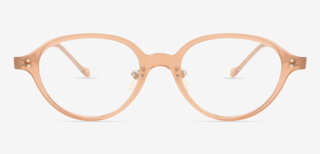 Nicholas Champagne Oval Glasses