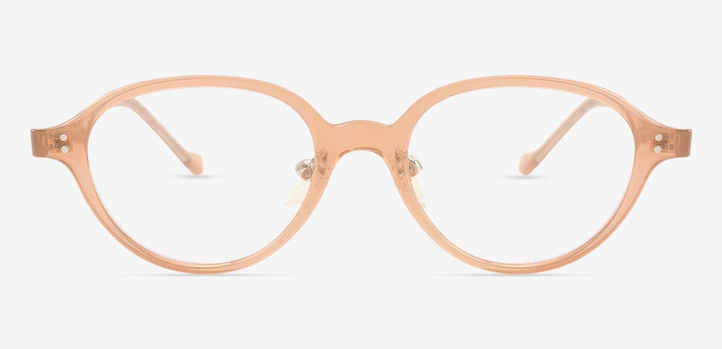 Nicholas Champagne Oval Glasses