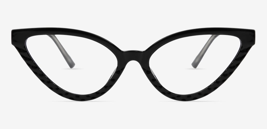 Abigail Black Cat Eye Glasses