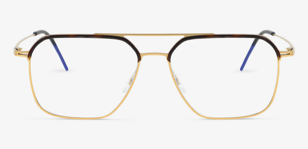 Genevieve Gold Aviator Glasses