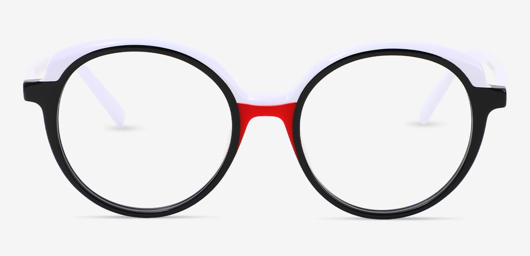 Grant Gafas Redondas Negras