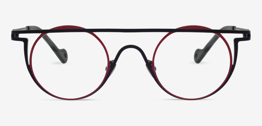 Fraser Gafas Redondas Moradas