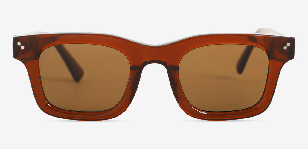 Audrey Brown Square Sunglasses