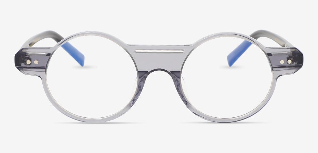 Megan Gafas Redondas Grises