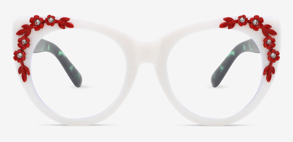 Earu Gafas Cat Eye Blancas