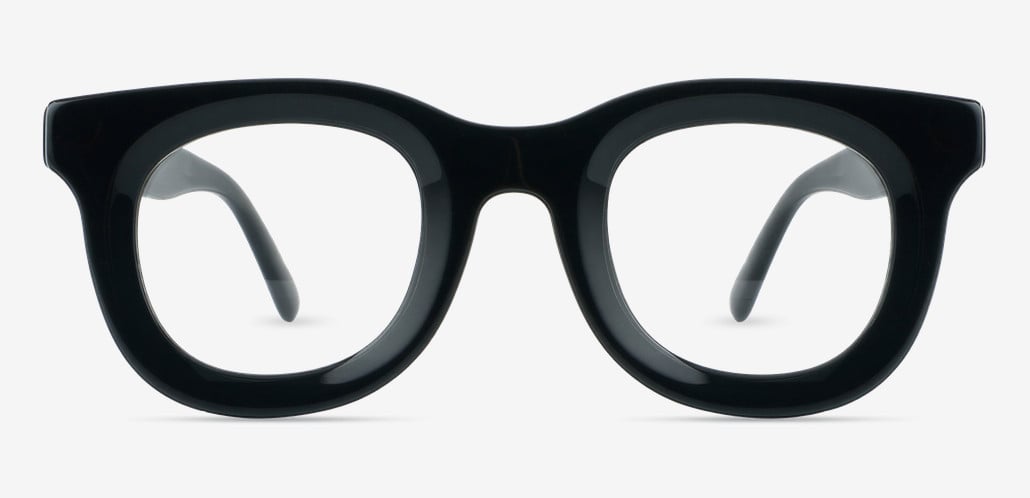 Bors Black Square Glasses