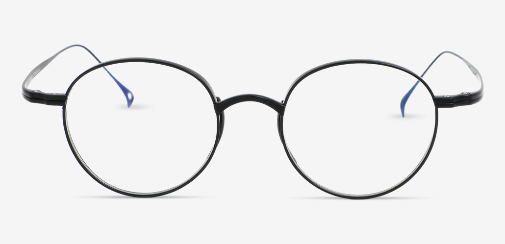 Emerson Black Round Glasses