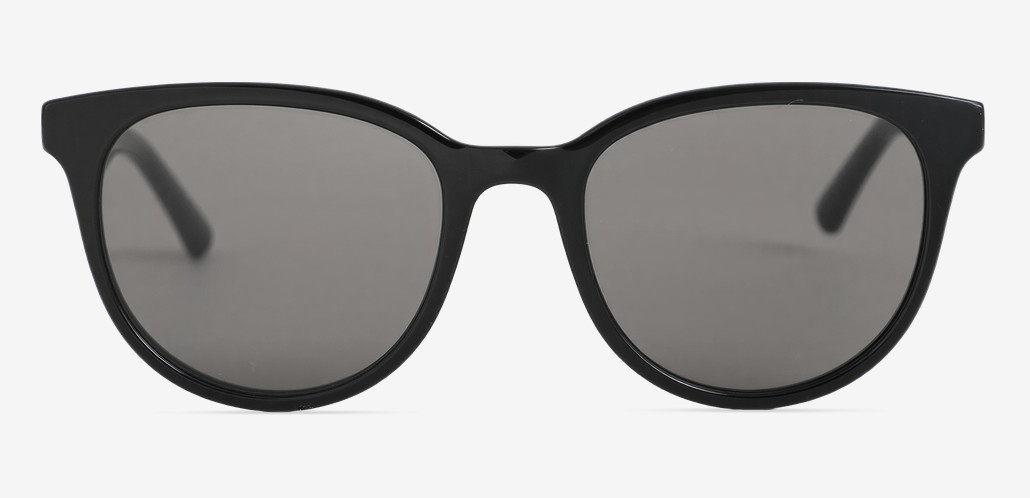 Ella Gafas de sol Redondas Negras