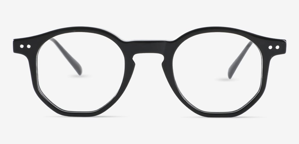 Jeremy Black Round Glasses