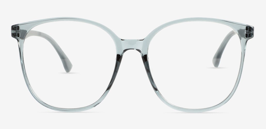 Evangeline Blue Square Glasses