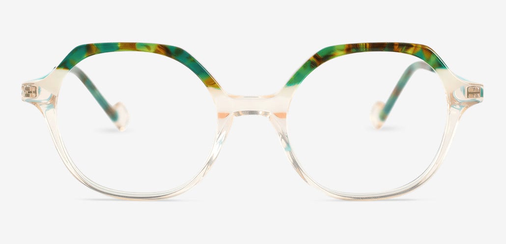 Berkeley Clear Geometric Glasses