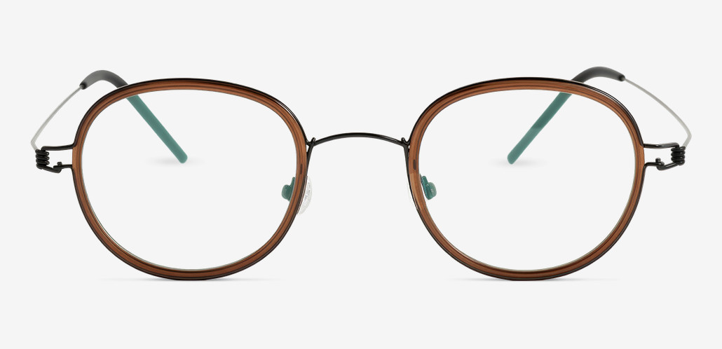Collins Gafas Redondas Marrones