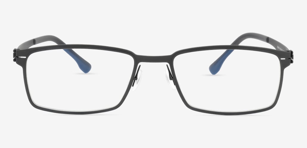 Isabel Gray Rectangle Glasses